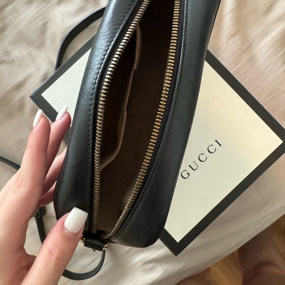 Gucci Black Leather Crossbody Bag - Picture 3 of 4